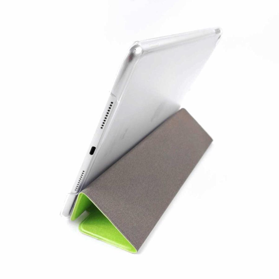 iPad Pro 10.5用 カバー PUレザー ハードケース 三折 スタンド 薄型 グリーン アイパッド かわいい ケース 子供 おすすめ 互換性 手帳型 シンプル 薄い おしゃれ |  | 03