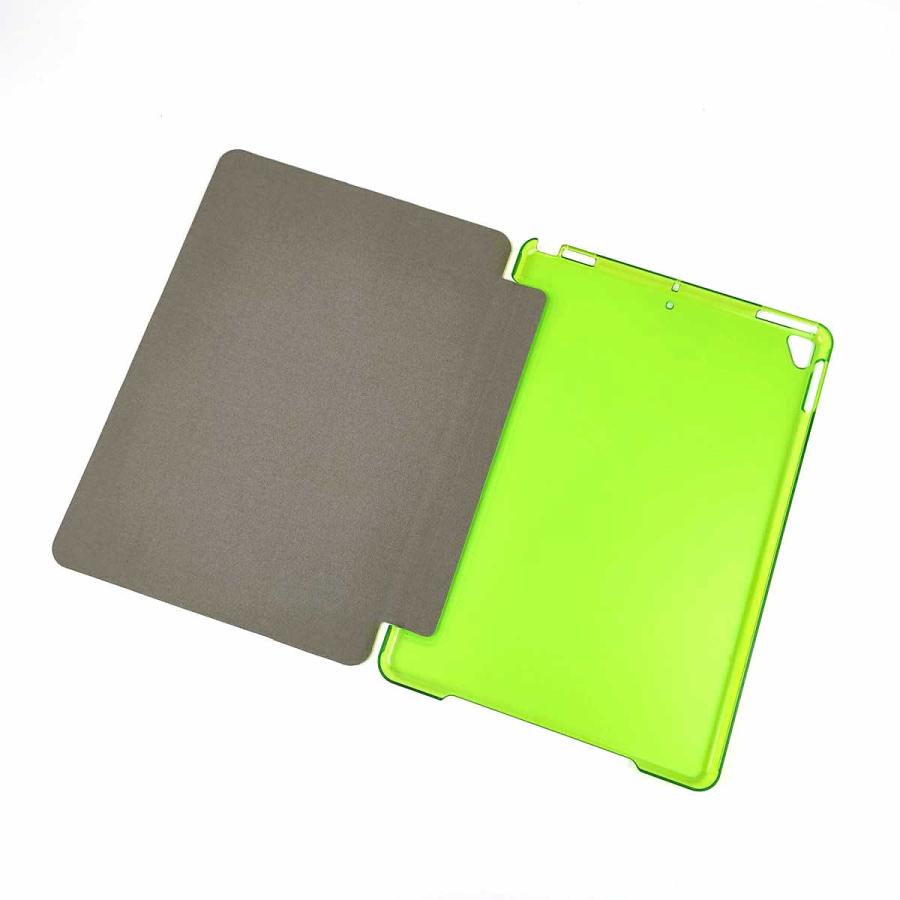 iPad Pro 10.5用 カバー PUレザー+ハードケース 三折 スタンド 薄型 グリーン アイパッド かわいい ケース 子供 おすすめ 互換性 手帳型 シンプル 薄い おしゃれ |  | 06