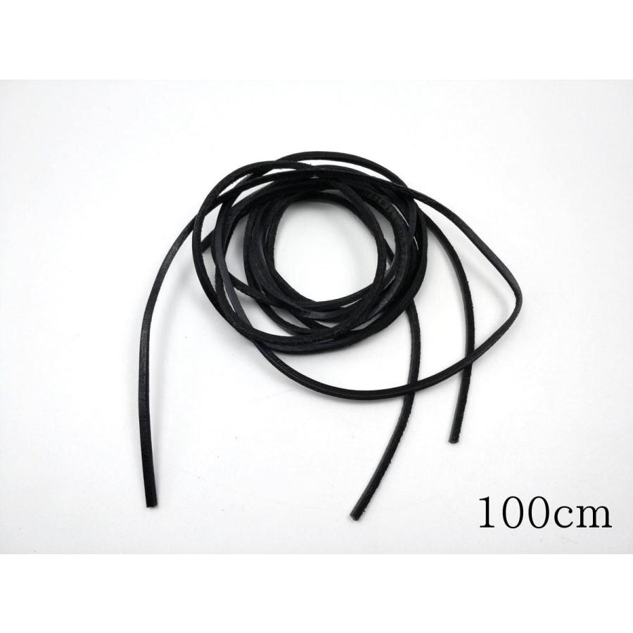 靴紐 レザー 革 角紐 60cm 80cm 100cm 120cm 140cm 160cm ブラック シューレース 革靴 スニーカー ブーツ 交換用 替え紐 太め 全6種類 1足分2本入り |  | 04