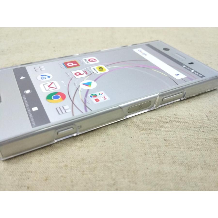 Xperia XZ1 Compact SO-02K ハードケース クリアカバー 透明 ブラック 全2色 |  | 02