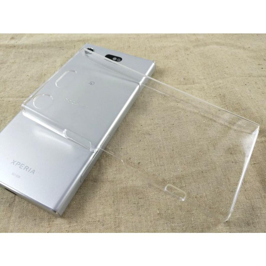 Xperia XZ1 Compact SO-02K ハードケース クリアカバー 透明 ブラック 全2色 |  | 05