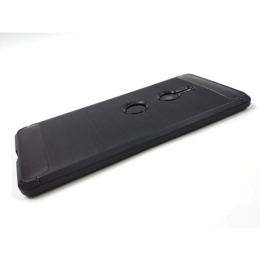 Sony Xperia XZ3 SO-01L SOV39 801SO ソフトケース カバー TPU 全4色 エクスペリア スマホ ケース スマホカバー 携帯ケース 黒 灰 群青 赤 滑り止め |  | 06