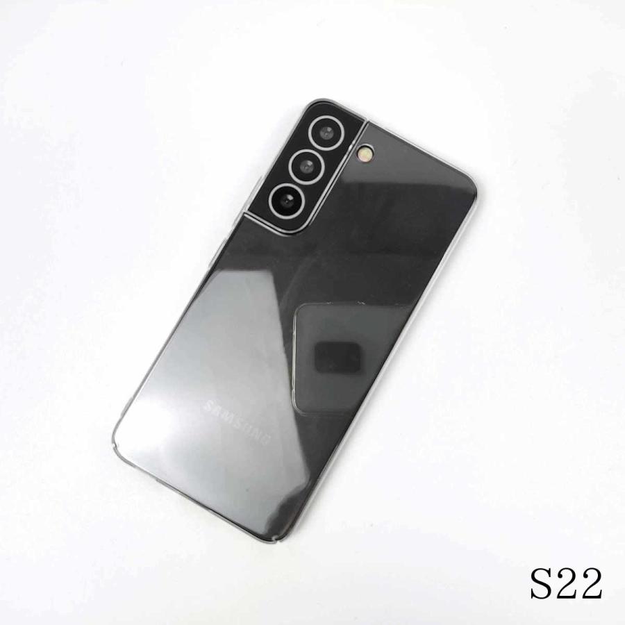 Galaxy S22/SC-51C/SCG13 S22+/S22 Plus S22 Ultra/SC-52C/SCG14 ハード ケース カバー シンプル 透明 クリア 薄型 PC 側面 フル 保護 |  | 01