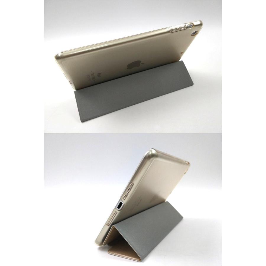 iPad mini1/2/3用 カバー PUレザー+ハードケース 三折 スタンド ケース 全8色 アイパッド ミニ おしゃれ おすすめ 金 桃 黒 薄青 かわいい まだ使える 軽量 薄い |  | 13