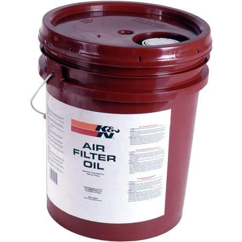 K&N エアフィルターオイル: 5ガロン エンジンエアフィルターの性能と効率を復元 99 0555 K&N Air Filter  並行輸入品