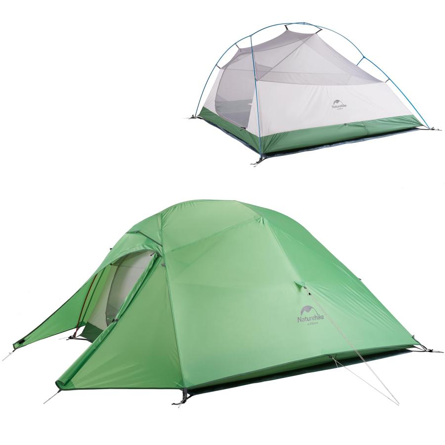 Naturehike アウトドアテント Hiby3 2-3人用　グリーン Amazon.co.jp: Naturehike Ango キャンプテント インスタント2~3