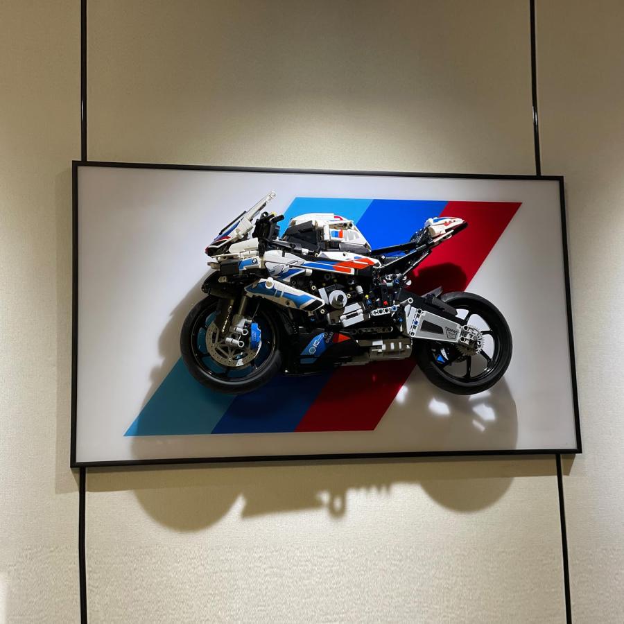 iLuane ディスプレイウォールボード レゴ テクニック BMW M 1000 RR 