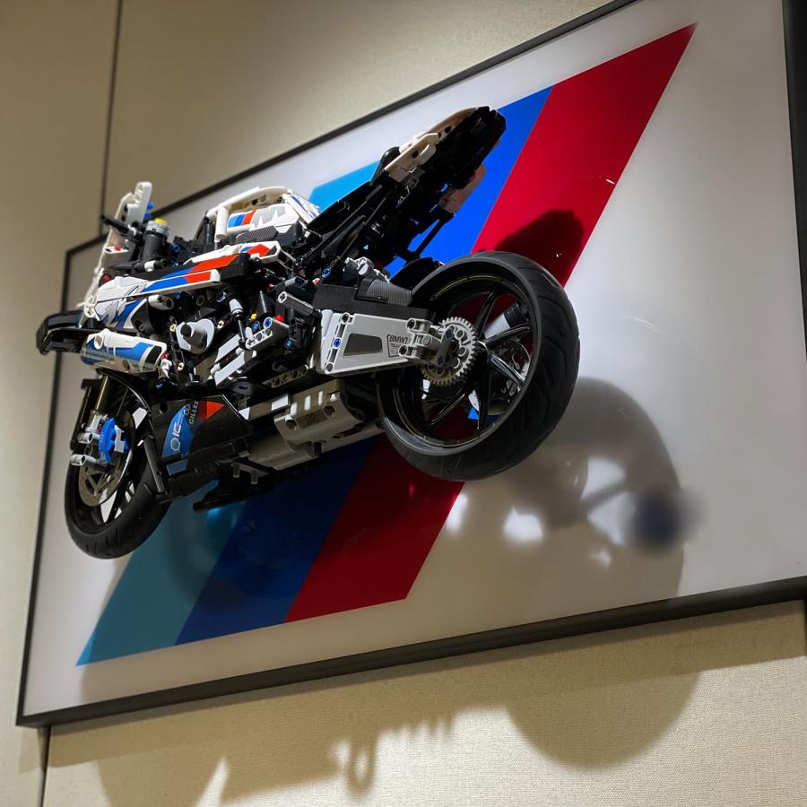 iLuane ディスプレイウォールボード レゴ テクニック BMW M 1000 RR 