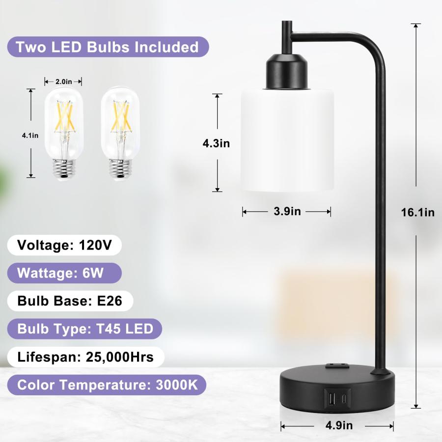 Touch Bedside Lamps for Bedrooms Set of 2   3 Way Dim 【リラックス】 並行輸入品