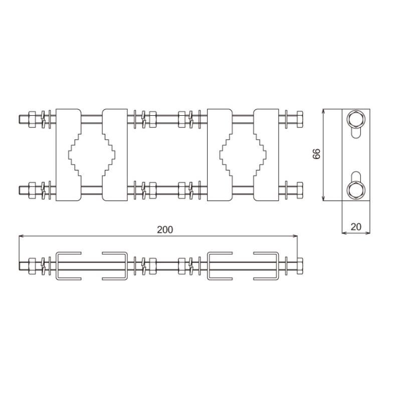 NATEC（ナテック） F45B アンテナ取付金具 パイプブラケット : ハム