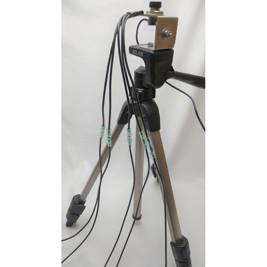 アース用カウンターポイズセット 5m×5本 HF移動運用 ベランダへ 