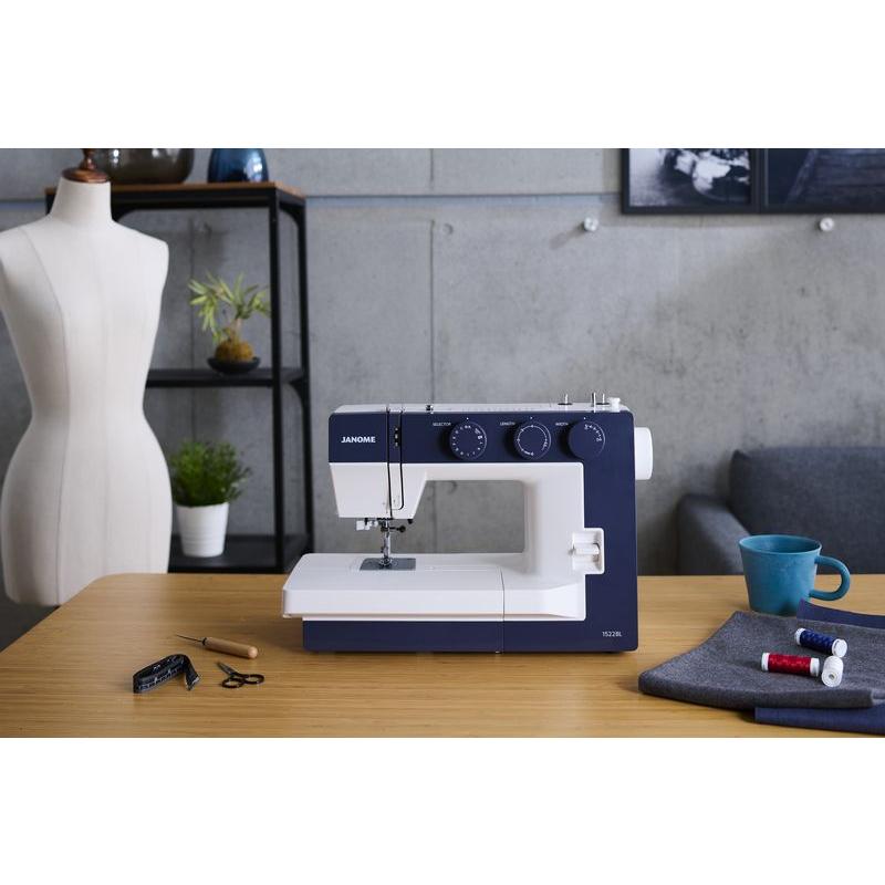 JANOME ミシン 初心者 ジャノメ 1522RD 1522BL 垂直半回転釜仕様 JANOME ミシン 初心者 ジャノメ 1522RD 1522BL 垂直半回転釜仕様