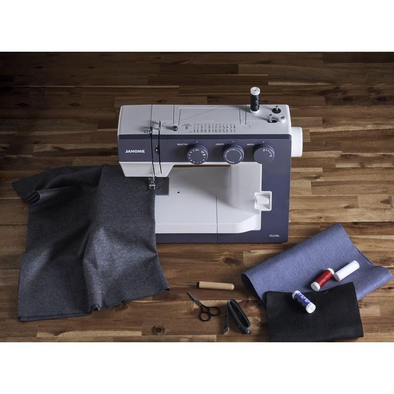 JANOME ミシン 初心者 ジャノメ 1522RD 1522BL 垂直半回転釜仕様