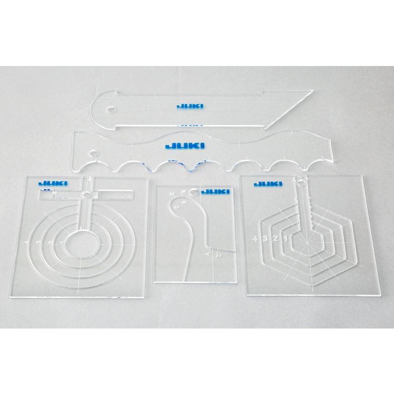 JUKI キルト用 ルーラーセット(5点セット) 品番：40209956 【家庭用ミシン N、X、F、Gシリーズ専用】 | JUKI