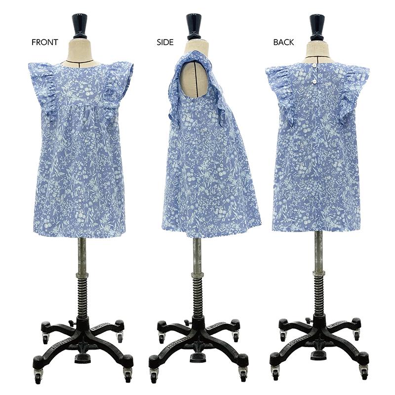 型紙 パターン こどもフリルギャザーワンピース 6055 こども女子（身長90〜125cm）フィットパターンサン サンプランニング | ブランド登録なし | 06