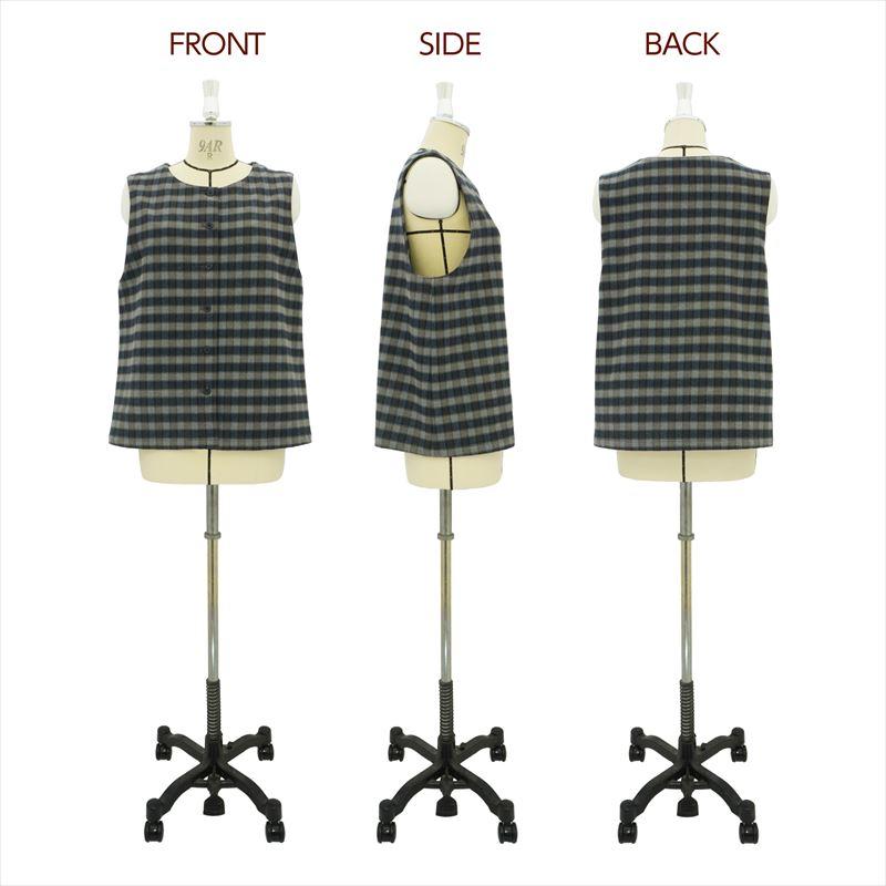 型紙 パターン ラウンドネック ベスト 6063 フィットパターンサン サンプランニング 大人 子供 ベビー 赤ちゃん 作り方 洋裁 | ブランド登録なし | 04