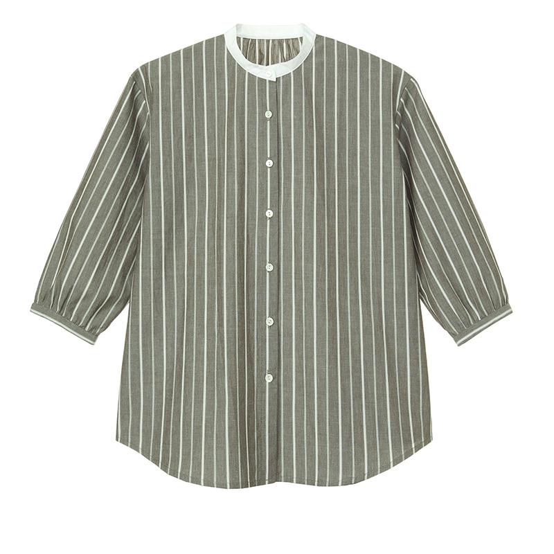 型紙 パターン バンドカラーブラウス 6530 フィットパターンサン  サンプランニング 大人 子供 ベビー 赤ちゃん 作り方 洋裁 | ブランド登録なし | 03