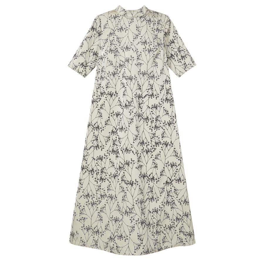 型紙 パターン ハイネック ロングワンピース 7005 フィットパターンサン  サンプランニング 大人 子供 ベビー 赤ちゃん 作り方 洋裁 | ブランド登録なし | 02