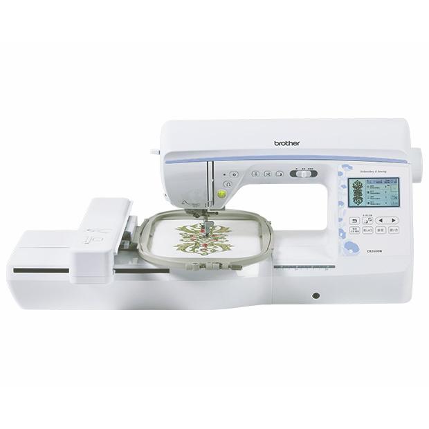ミシン ブラザー CR2600W 刺繍ミシン 初心者 コンピューターミシン 刺繍 ミシン糸 自動糸切り 簡単 刺繍糸 セット 自動糸調子 EMG2301 | ブラザー工業 | 01