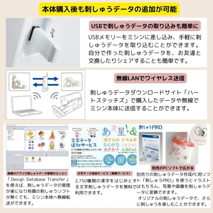 ❤１月特価❤LED【分解整備済】文字刺繍／自動糸調整・自動糸切 ／ブラザーミシン ブラザー工業 ブラザー ミシン 刺繍ミシン PICNO KW ピクノ