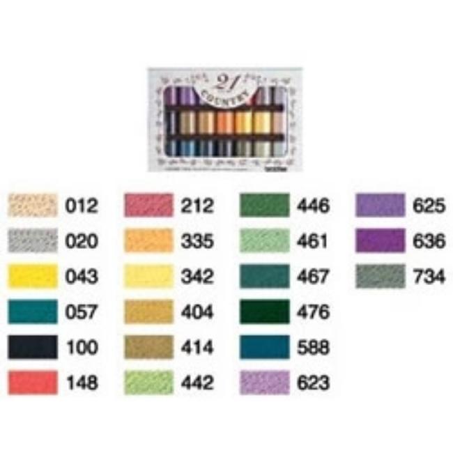 ブラザー カントリー21色刺しゅう糸セット CTS21 刺繍糸 刺しゅうミシン糸 brother【メーカーお取り寄せ商品】 | ブラザー工業 | 03