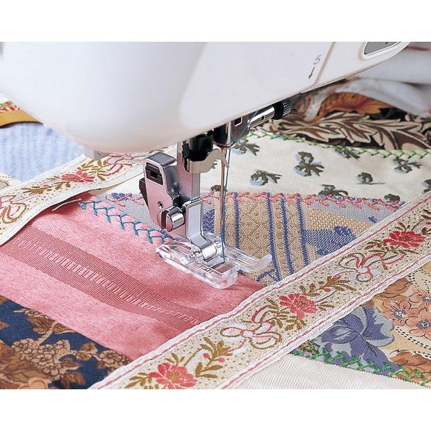 ブラザー 透明ジグザグ押え(水平釜用) F023N ブラザーミシン用【メーカーお取り寄せ商品】 | ブラザー工業