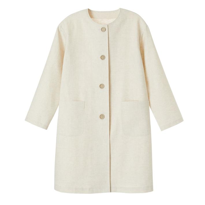 型紙 パターン ノーカラーライトコート 6518 フィットパターンサン  サンプランニング 大人 子供 ベビー 赤ちゃん 作り方 洋裁 | ブランド登録なし | 02