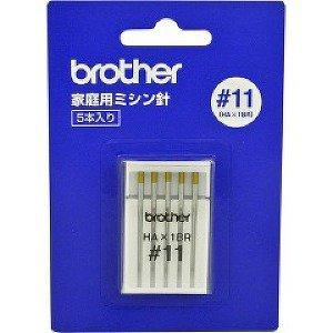 ブラザー 家庭用ミシン針 HA針（平柄針） HA002 ＃11（黄色） 5本入り ブラザーミシン用【メーカーお取り寄せ商品】 | ブラザー工業