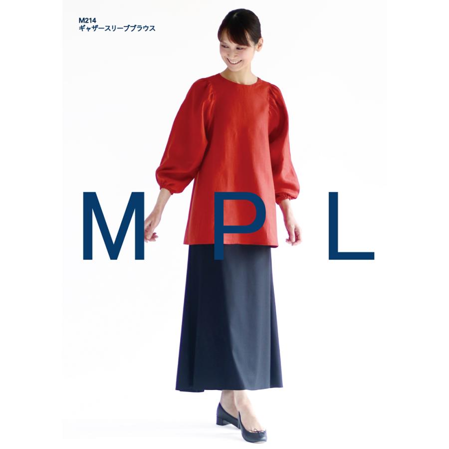 ギャザースリーブブラウス M214 型紙 パターン フィットパターン サンプランニング 大人 子供 ベビー 赤ちゃん 作り方 洋裁 手作り 簡単 レシピ | ブランド登録なし