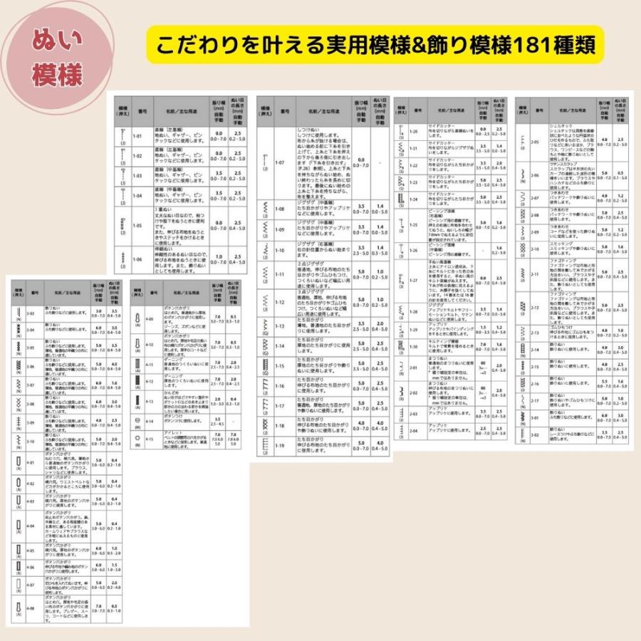 ミシン ブラザー PICNO KW　ピクノ 刺しゅうミシン 刺繍 コンピューターミシン 自動糸切り 自動糸調子 本体 初心者 brother | ブラザー工業 | 16