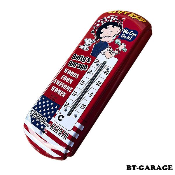 ペンズオイル　BETTY BOOP STP 温度計　PENNZOIL ガレージ　ハーレー　チョッパー　サーモメータ― |  | 04