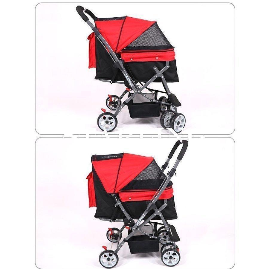 【ラスト1点】 ペットカート ペットバギー DODOPET 切り替え ハンドル 多頭飼い 大型犬 中型犬 小型犬 犬 荷物入れ バスケット キャノビー付き 4輪 折り 【2188775543】(11979円)