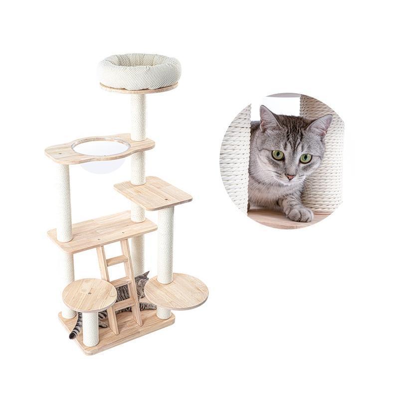 【値下げ中】 猫爪とぎポール 猫用 爪研ぎ 猫つめとぎ キャットタワー 猫タワー インテリア 安定 頑丈 長持ち 縦置き型 天然麻紐 組み立て簡単 【J2080223003】(11385円)