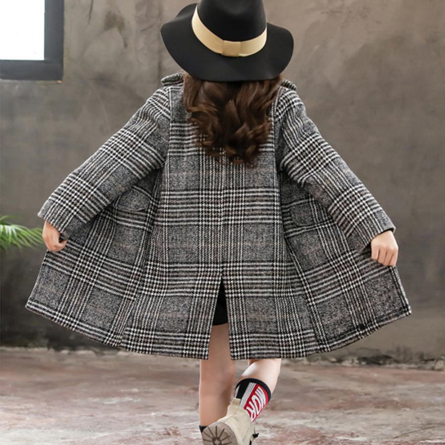 子供服 女の子 キッズ 裏地付き 長袖 チェックコート おしゃれ 子供服 中学生 カジュアル 可愛い エムシアマーケット 通販 Yahoo ショッピング
