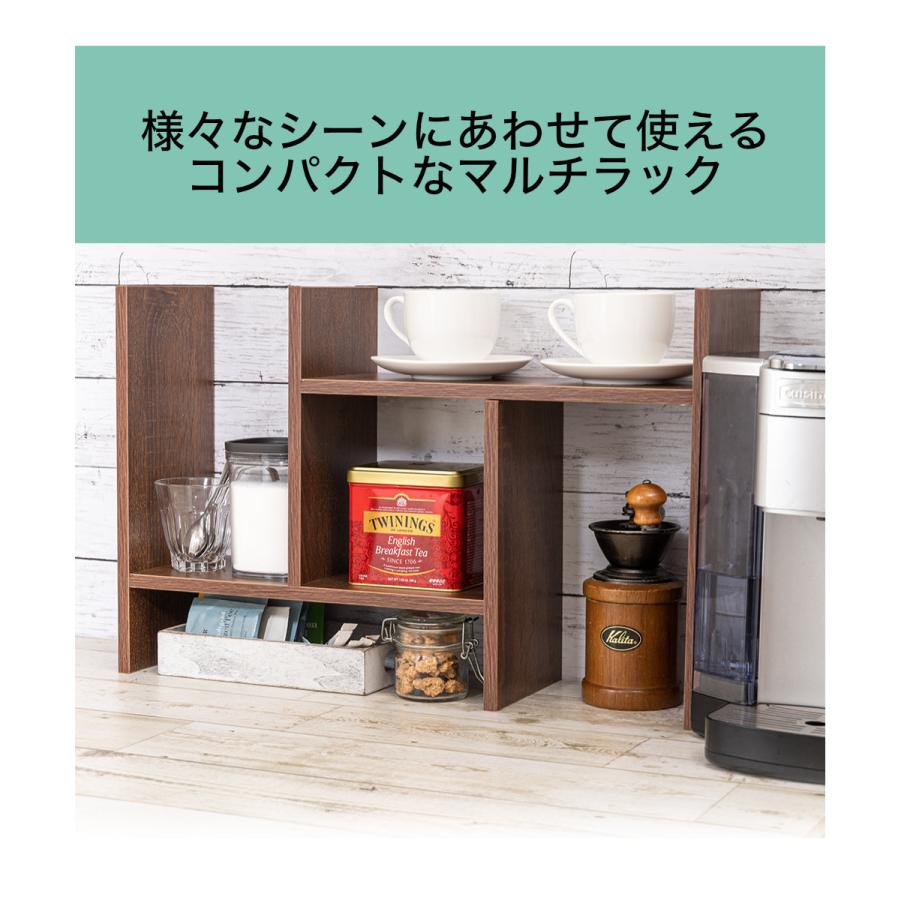 卓上ラック オープンラック コンパクトラック ディスプレイラック 本棚 収納家具 組立家具 11カラー |  | 12