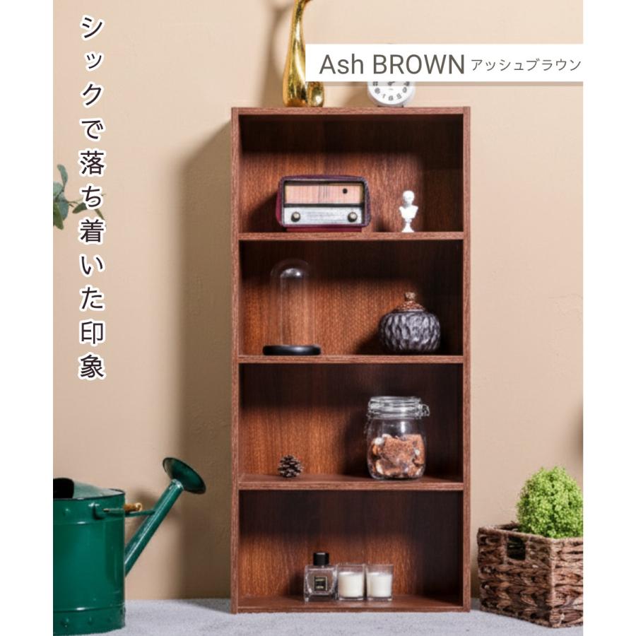 薄型4段 カラーボックス 2台セット アッシュカラー |  | 14