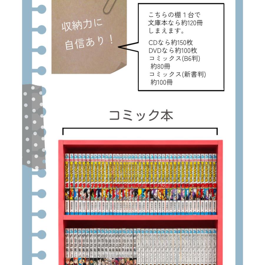 カラフルカラーボックス 2個セット 4段 スリム 収納ボックス 収納棚 おもちゃ 収納 リビング おしゃれ 本 |  | 13