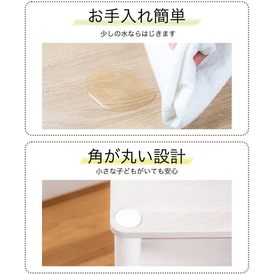 スリムラック 2段 オープンラック システムラック カラーボックス 棚 シェルフ 本棚 収納 リビング シンプル  ホワイトポール |  | 09