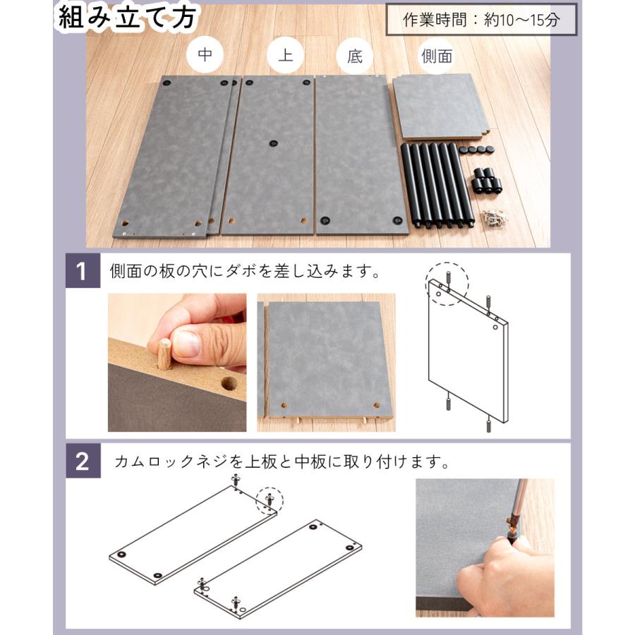 S字4段オープンラック マルチラック 多目的ラック 収納棚 脚付き スリム 4カラー |  | 16