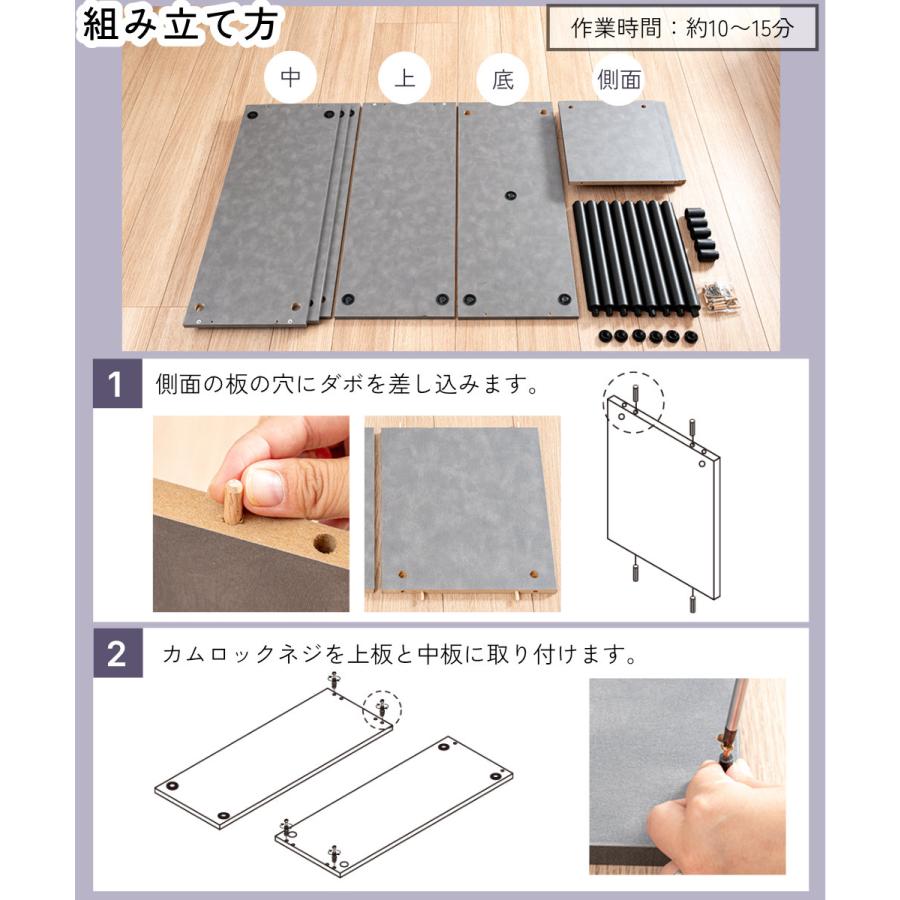 S字5段オープンラック マルチラック 多目的ラック 収納棚 脚付き スリム 4カラー |  | 16