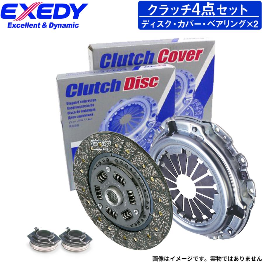 フッチー EXEDY（エクセディ） 日野 レンジャー FE1J クラッチ4点セット 品番