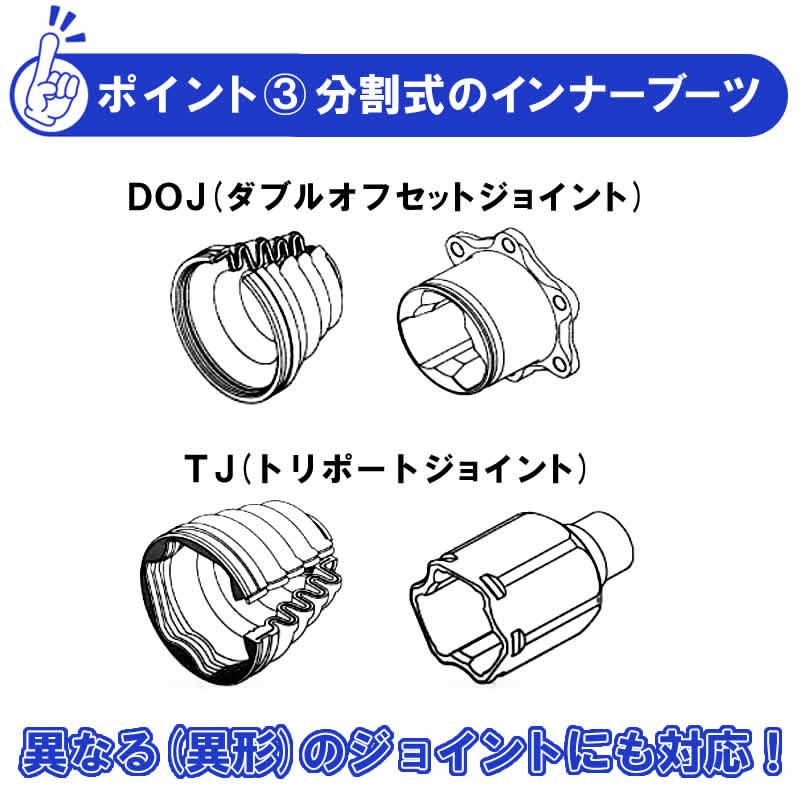 フォレスター SH5 スバル ミヤコ Mタッチ アウター側 分割式ドライブ