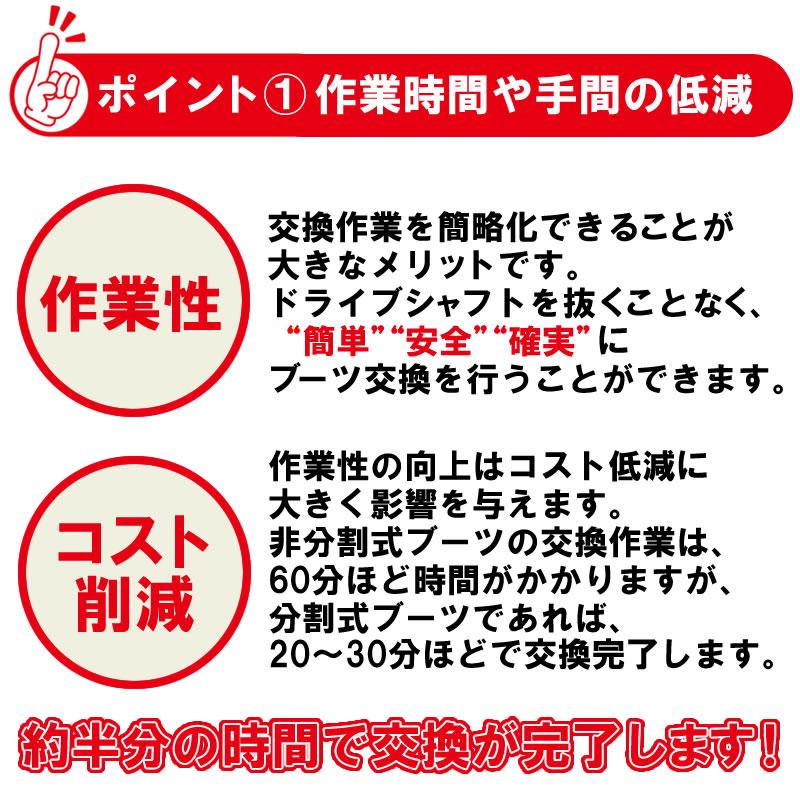 ヴィッツ KSP130 トヨタ ミヤコ Mタッチ アウター側 分割式ドライブ