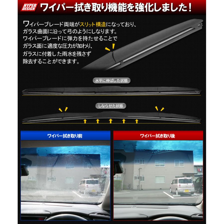 アコード CL7 CL8 CL9（ユーロR含む） デザインワイパー 2本 U字