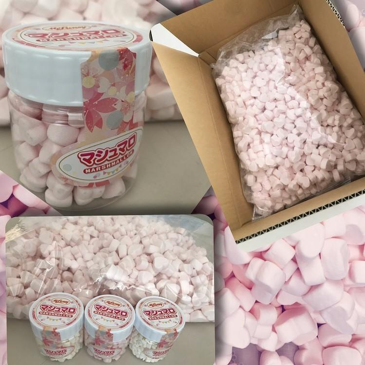 ハートマシュマロ ピンク (お徳用200gx20袋入り) 送料無料 お菓子作り