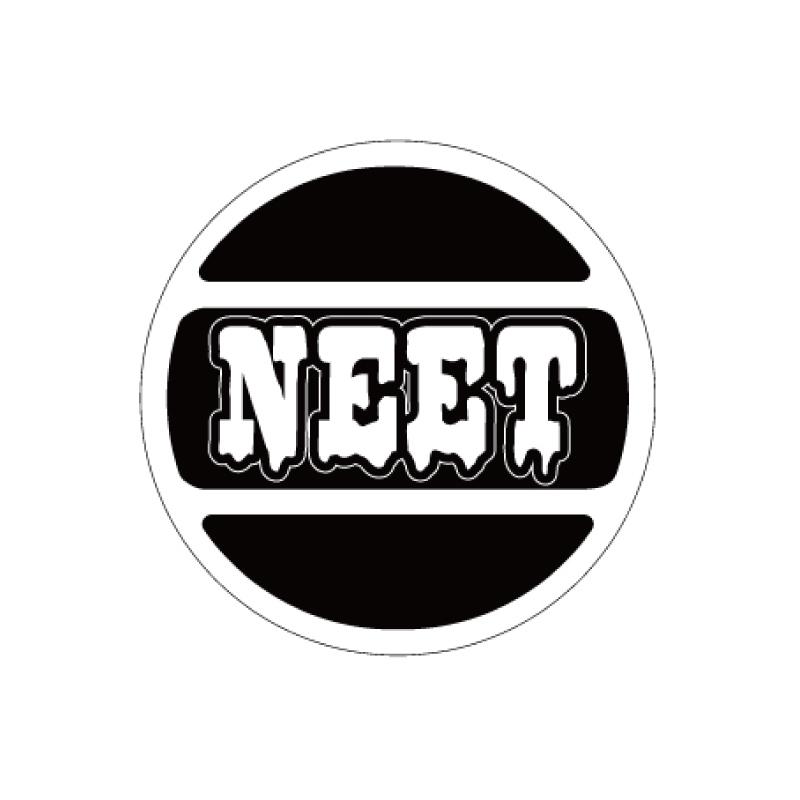給油口ステッカー タイプB 14cm 1枚 ビート じゃなくて ニート NEET 