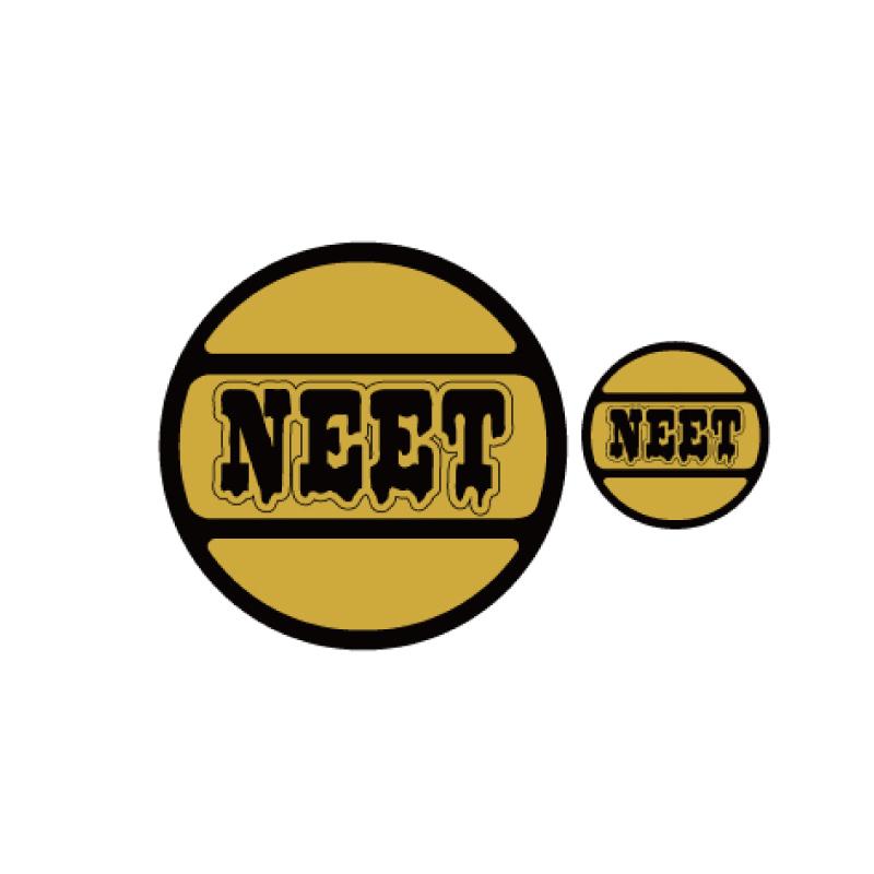 汎用 ゴールド ビート じゃなくて ニート タイプa 2枚セット Neet ステッカー 車 バイク パロディ パロディステッカー 汎用 カスタム パーツ Decar マニアックコレクション 通販 Yahoo ショッピング