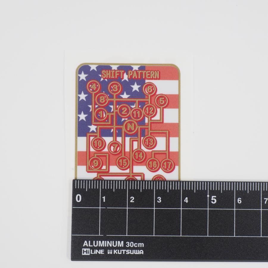 意味不明 速 シフトパターン ステッカー トラック アメリカ 大型 おもしろ 4 5cm アメリカ国旗 赤 1枚 星条旗 Decar 4 マニアックコレクション 通販 Yahoo ショッピング