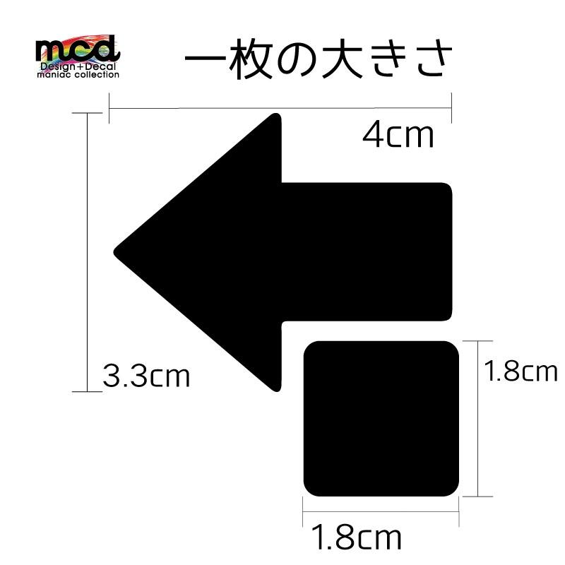 給油口 ステッカー レギュラー 左 赤 4枚セット レンタカー 代車 長期使用 燃料口表示 注意喚起 誤給油予防｜mcmanaic｜02