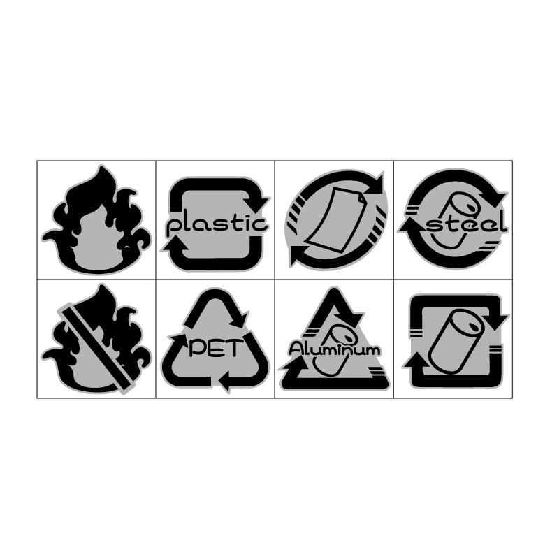 分別シール 銀 ゴミ箱 オリジナル 分別 キッチン 雑貨 リビング ダストボックス ごみ箱 シール 分別ごみラベル 耐水 防水 Decarseikatuhingomi4 マニアックコレクション 通販 Yahoo ショッピング